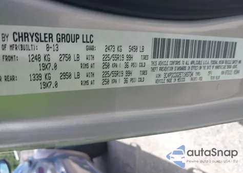 2014 Dodge Journey Limited from USA, damaged, VIN 3C4PDCDG2ET103734